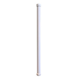 Sleek white column cover providing a modern aesthetic for structural support. Ideal for enhancing interior designs in residential or commercial spaces.
